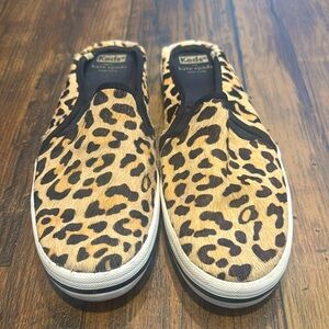 Leopard Kate Spade slip on women shoes!